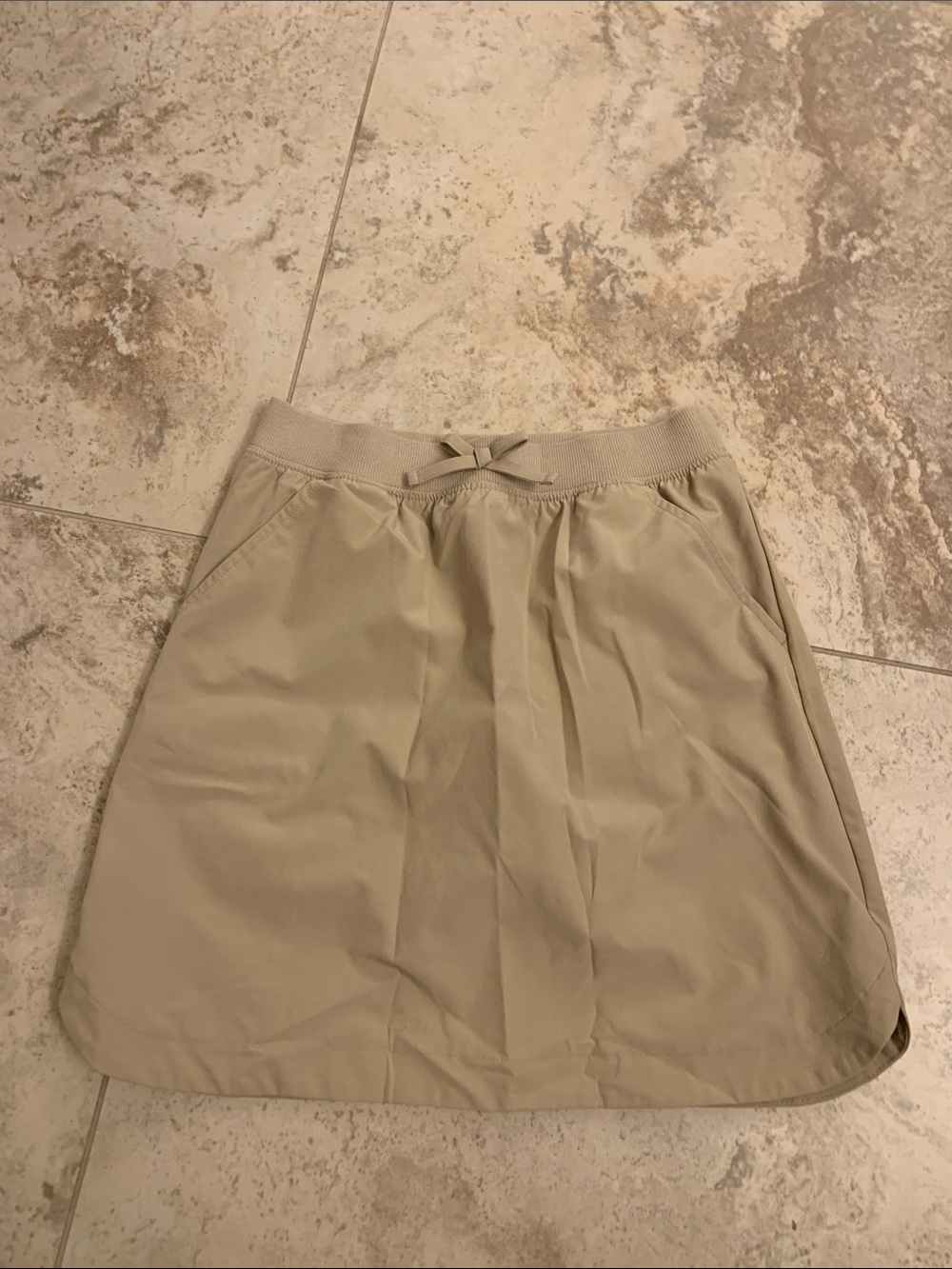 Cat & Jack Tan Pull-On A-Line Skirt